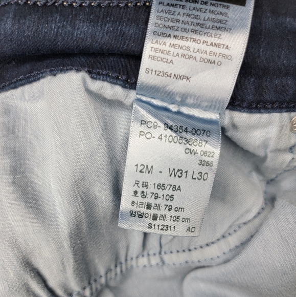 Levi's Signature Women's Blue Denim Mid Rise Skinny Jeans Sz Waist 31 Length 30 - Picture 7 of 7